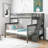 Crowden Kids Twin Over Full Bunk Bed-1088721424