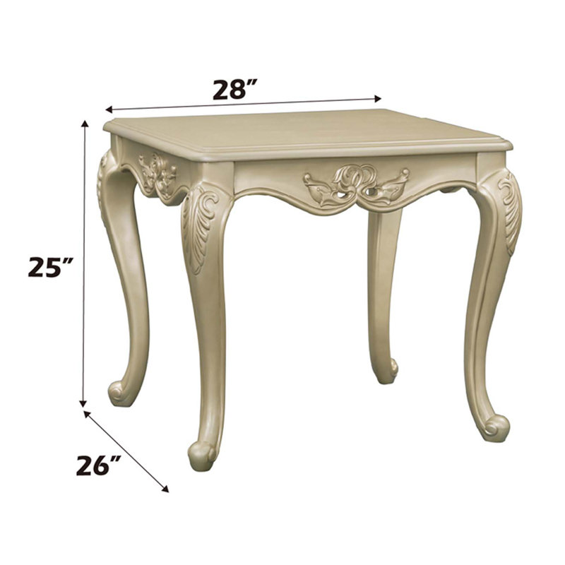 Table de bout Libertee, finition champagne