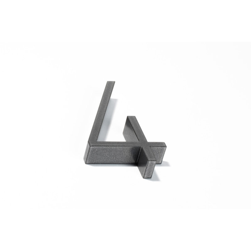 12cm H Stainless Steel House Letter, 4