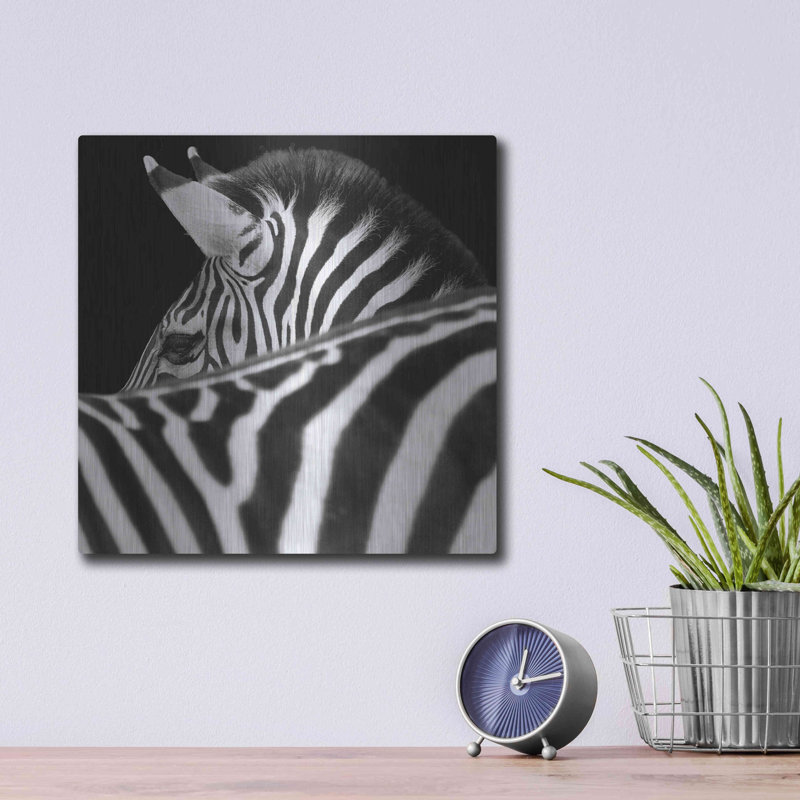 "Zèbre III" par Debra Van Swearingen, H 12 po x l 12 po