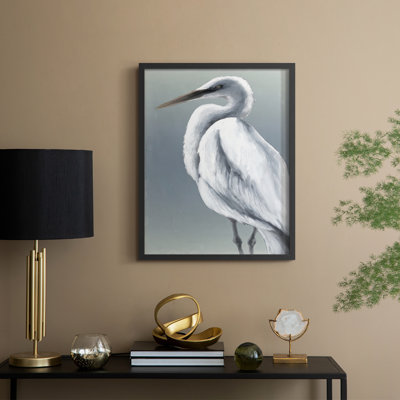 Herald in Mist I Framed Print - Solid Wood