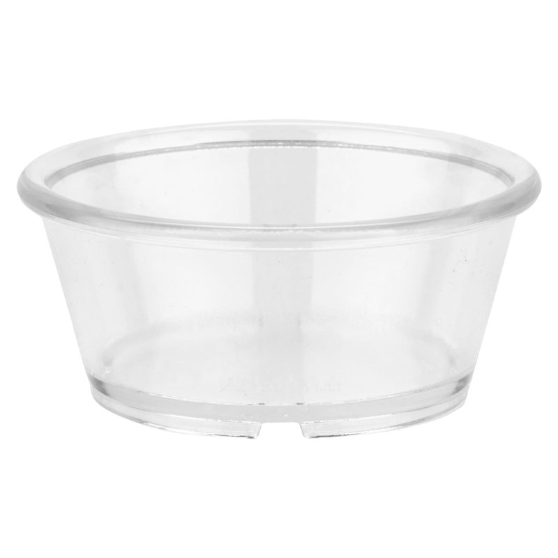 G.E.T. Melamine 12 Piece Ramekin / Soufflé Dish Bakeware Set, Clear
