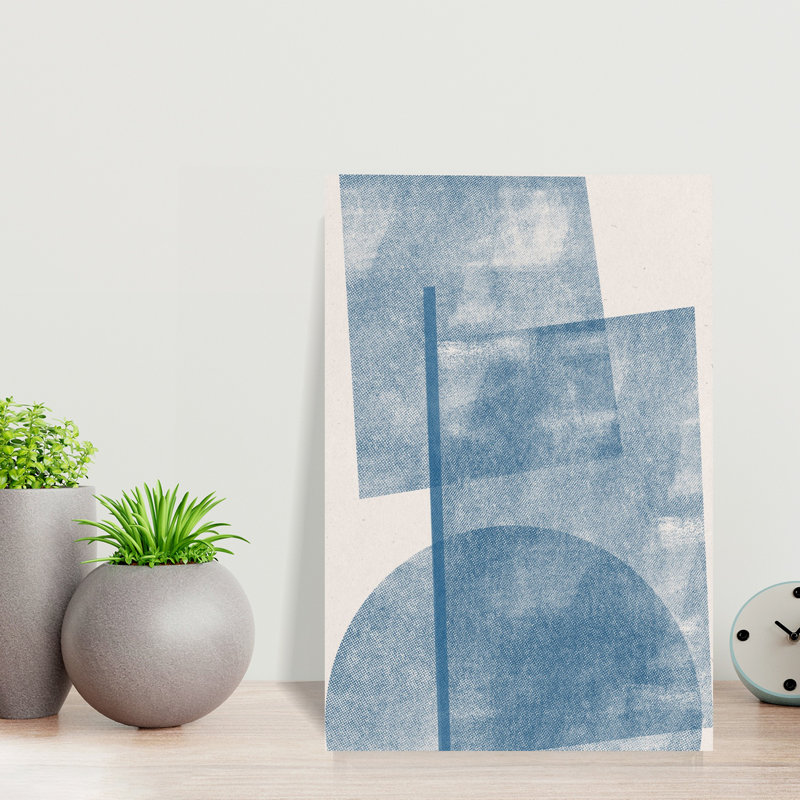 Azure Geometrics - Print, 45.72 cm H x 30.48 cm W