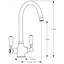 Double Handle Surface Mounted Monobloc Mixer Tap