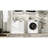 White Laundry Cabinet. And Functional. Removable Bags For Convenience. E1 Material With Painting. Stable Structure. Coating. . Assembly Instructions Provided. 100-pound Load Support Tilt-out Sorter