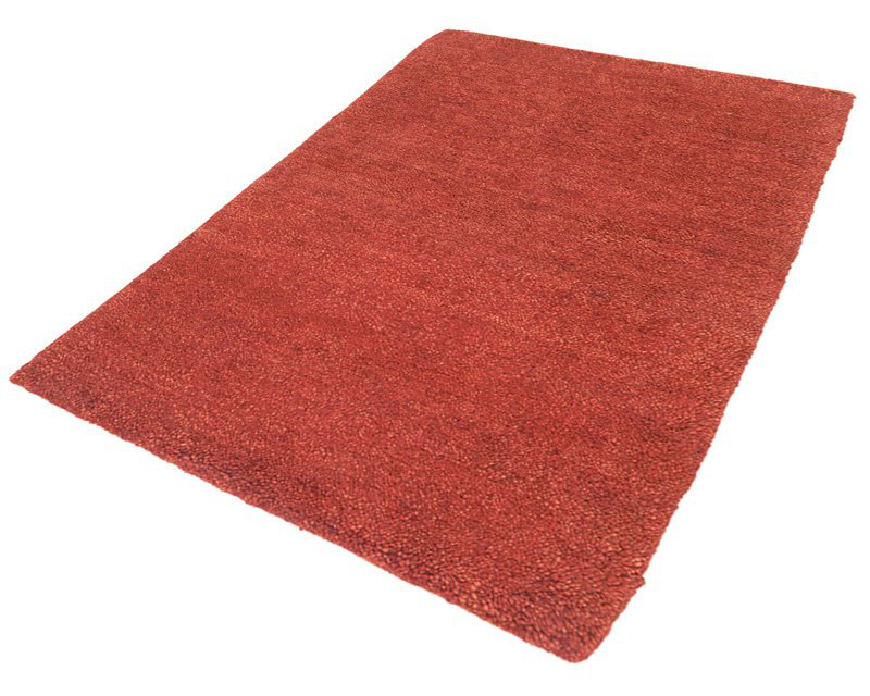 Sprouts Wool Area Rug in Red, Rectangle 12' x 16'