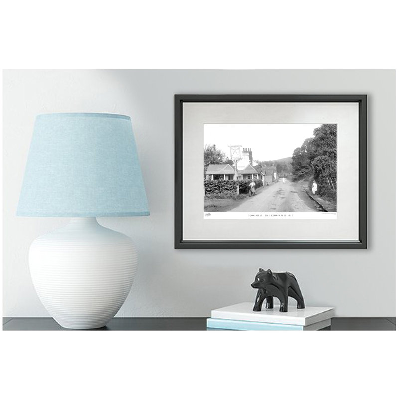 Gomshall, The Compasses 1917 by Francis Frith - Single Picture Frame Print, 45cm H x 60cm W x 2.3cm D