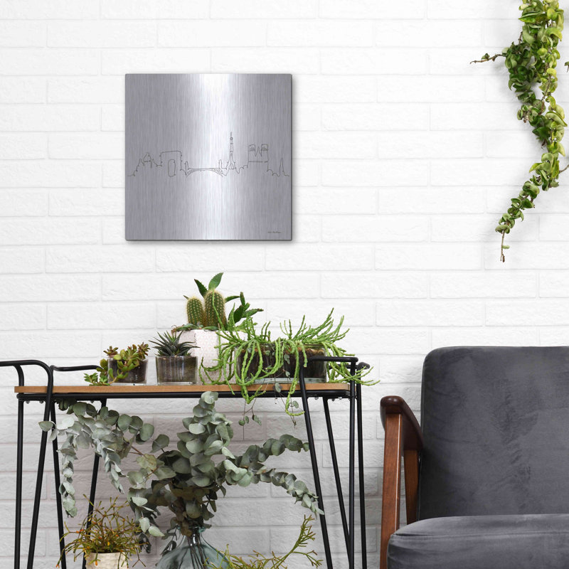 «One Line Paris» par Seven Trees Design, H 12 po x l 12 po