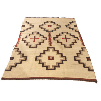 One-of-a-Kind 4'3 X 6'2 Hand Knotted Area Rug