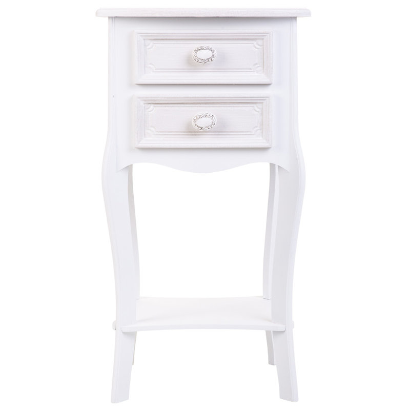 Adamae 38cm W Manufactured Wood Bedside Table