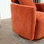 Fauteuil demi-tonneau pivotant en chenille-813798799