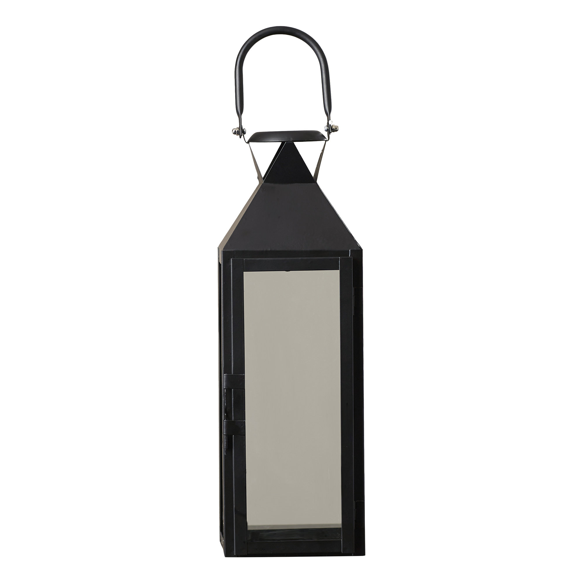 Artemesia 15.25'' Tabletop Lantern, 18.63" H x 5" W x 5.5" D, Black