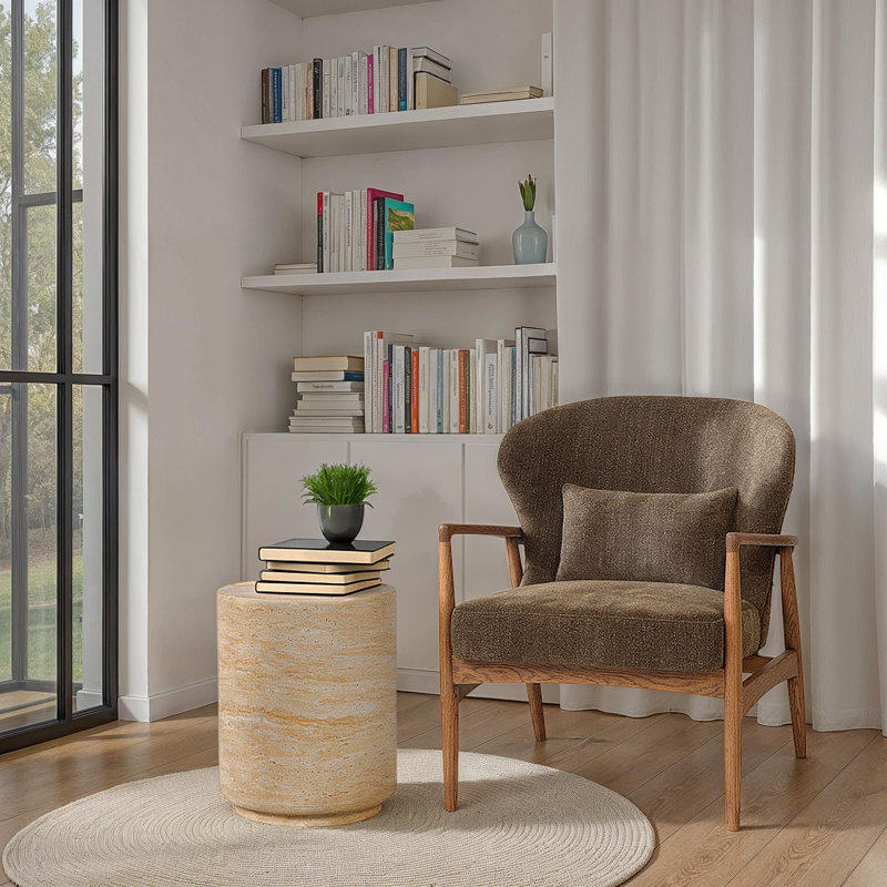 Fauteuil club rembourré Leighton