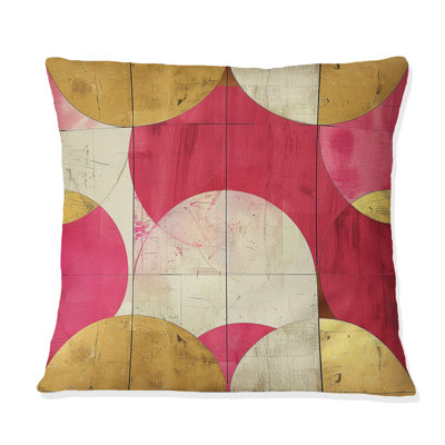 Coussin rétro rétro Mid-Century