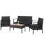 Ensemble de canapé avec coussins de 4 pièces Munoz-1860139230