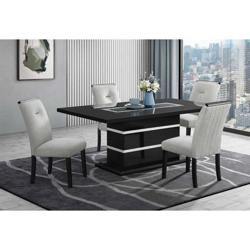 ARIYA BLACK DINING TABLE