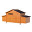 Large Chicken Coops, Solid Wood Rustic Hen House For Home Backyard