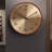 Walnut Round Analog Wall Clocks-341631580
