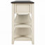 Console avec deux tablettes ouvertes