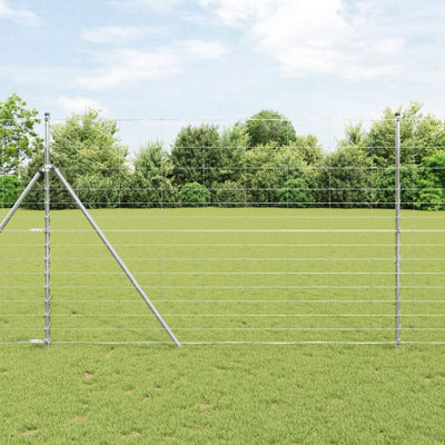 Vidaxl Field Fence Galvanised Steel