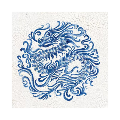 Chinese Porcelain II 1 Piece Painting on Canvas