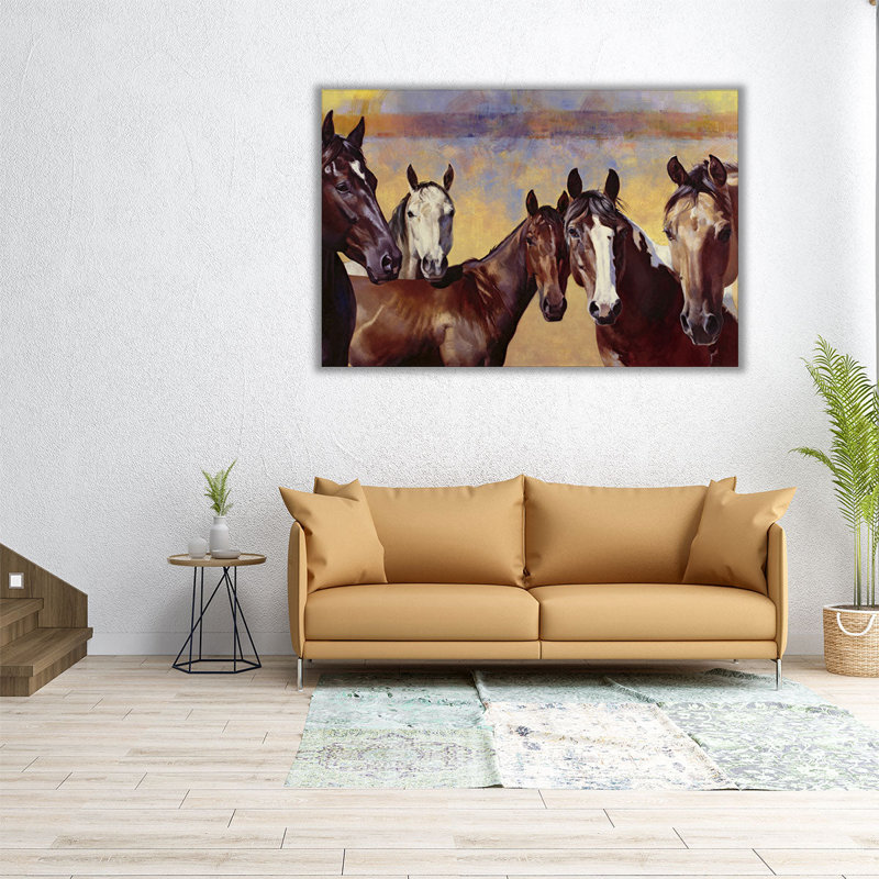 Les garçons - reproduction d'art sur toile, H 20 po x l 30 po