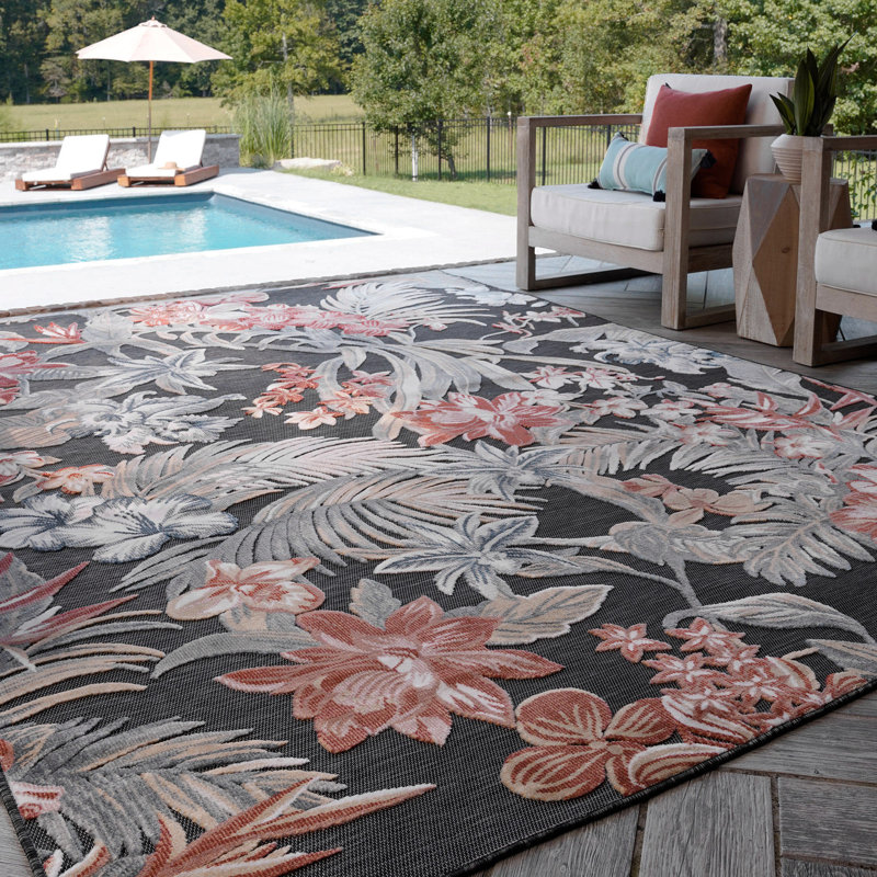 Lenapah Indoor / Outdoor Rug, Rectangle 3'10'' x 5'3''