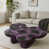 Mauve / Noir sélectionné