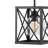 Luminaire suspendu géométrique 1 lumière Adhvaith