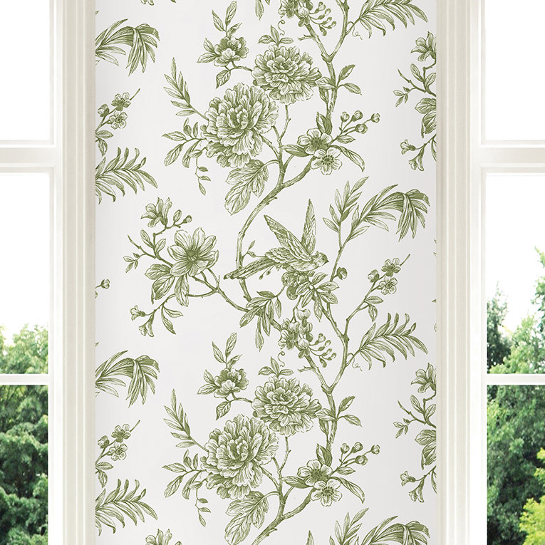 Rouleau de fleurs Melvin, Taupe
