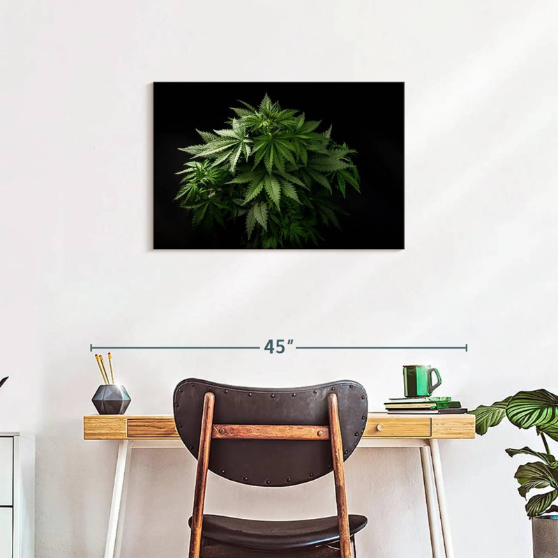 Senne Marijuana Cluster, 20" H x 30" W