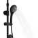 Lanikai 8-in Rain Showerhead Shower System with 3-Body Jets Multi-function Handshower and Pivoting Shower Arm 1.8 GPM