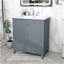 Avec évier combiné, armoire de salle de bain multifonctionnelle avec portes et tiroir, cadre et panneau de fibres à densité moyenne, -271289301