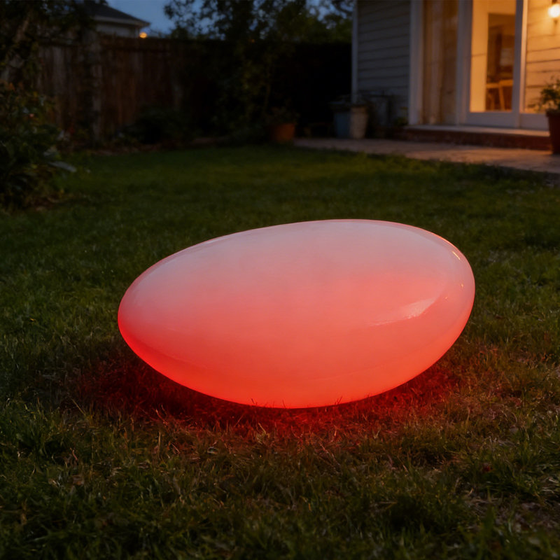 Outdoor Solar Pebble-shaped Garden Light