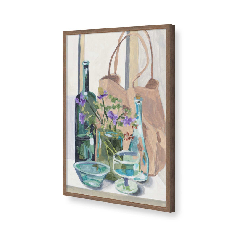 Impression sur toile «Sustain Elegance I» par Melissa Wang, Impression sur cadre ouvert sans papier mat, Brun