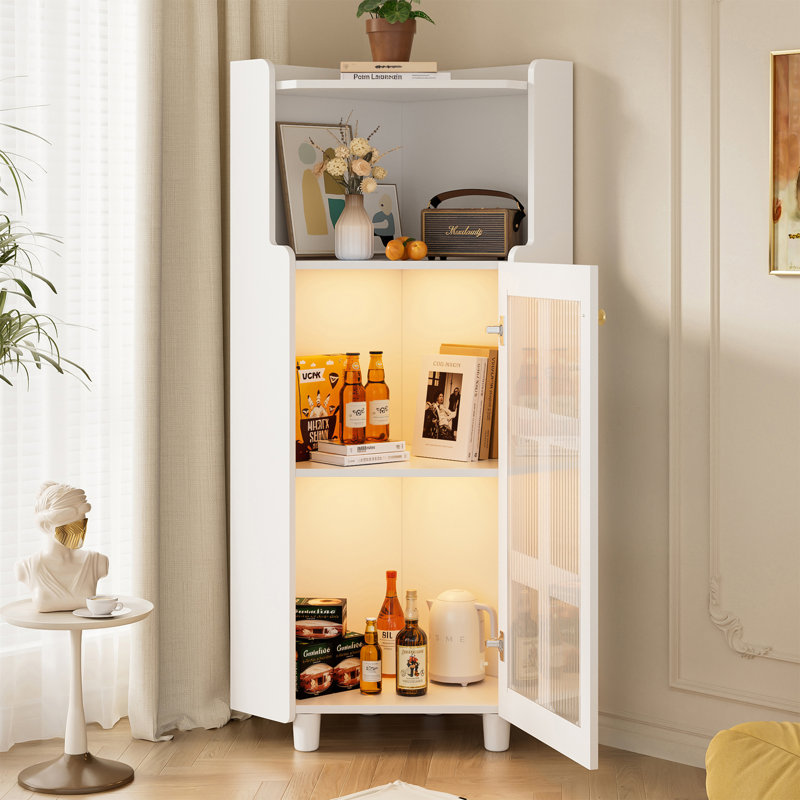 Freestanding Bathroom Cabinet, White