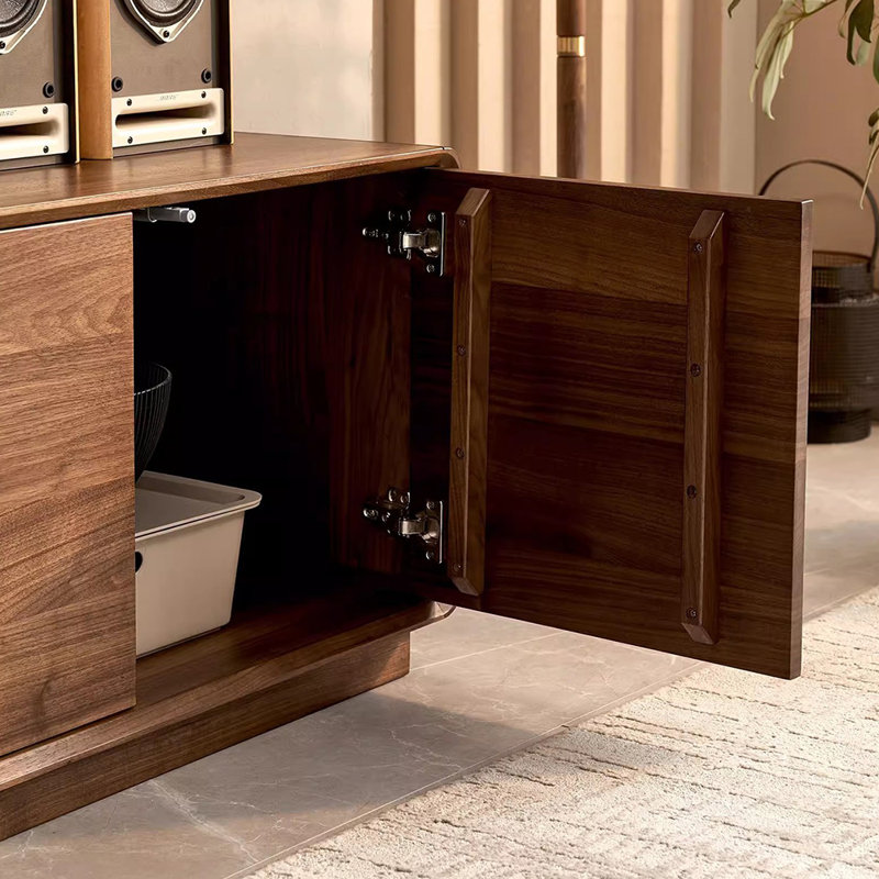 Console de télévision moderne en bois au design minimaliste