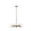Lustre à 5 lumières à abat-jour Reegan-364627514