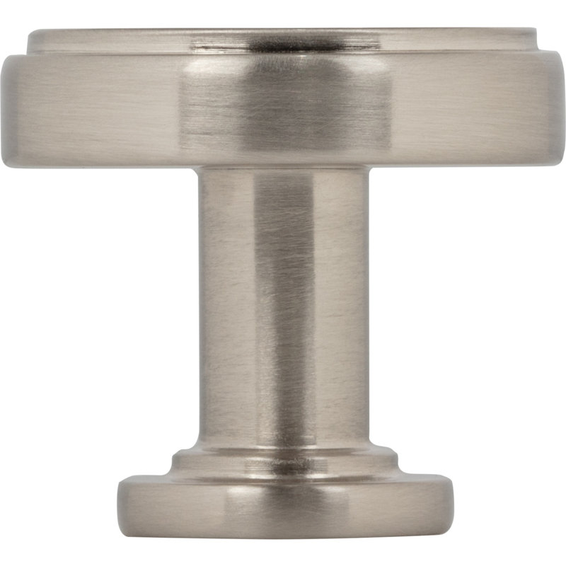 Richard Round Knob, Satin Nickel, 1 1/4"