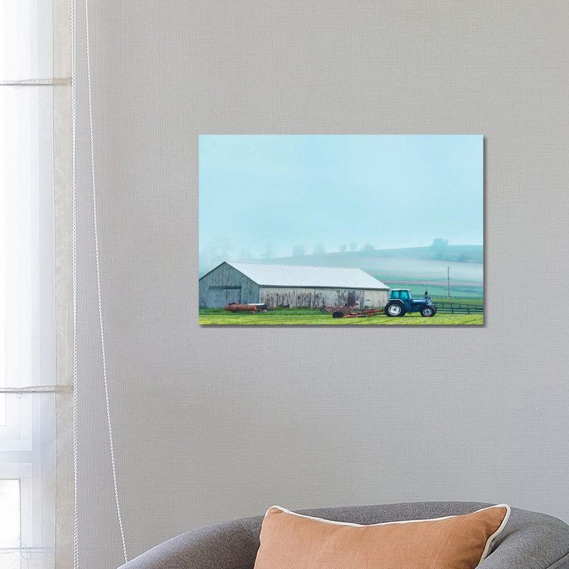 Barn Scene VII 1 Piece Wrapped Canvas Wall Art, 45.72cm H x 66.04cm W x 1.905cm D