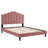 Elise Performance Velvet Platform Bed-2061665730-2061665752