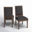 Chaise d'appoint rembourrée en lin Hildemar H 20,5 po-1001641252-1045410042