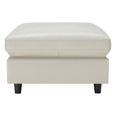 Fleetwood 45" Genuine Leather Rectangle Ottoman