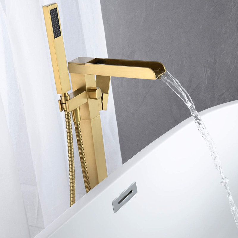 Robinet de salle de bain Modern, Or brossé