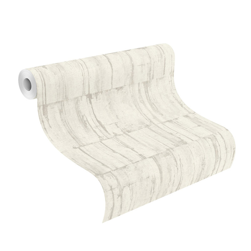 Rouleau de papier peint L 33 pi x l 20,9 po, Blanc cassé