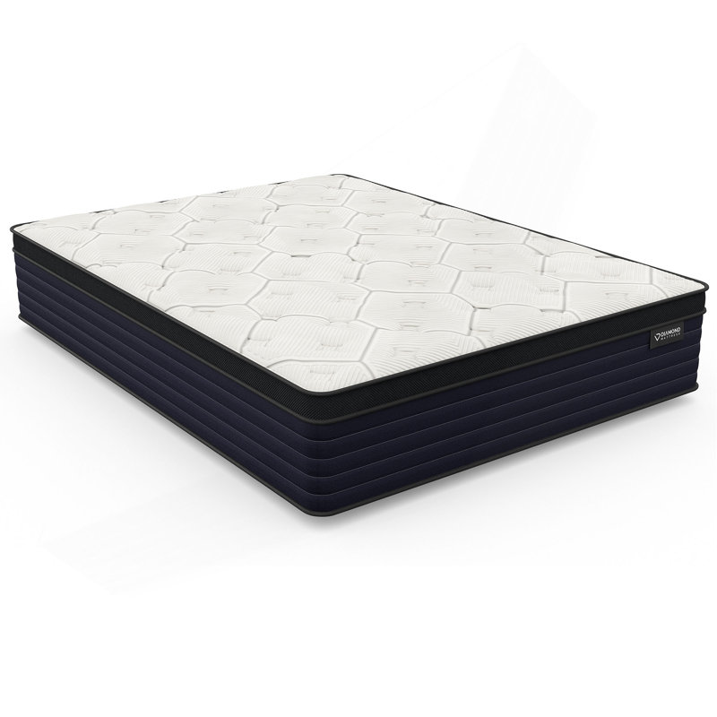 Copper Ulta Supportive, Pressure Relief Memory Foam Hybrid With Luxurious Euro-Top 14" - Firm Feel (King), Greenguard Gold Certified, Made In The USA, White Label Ready