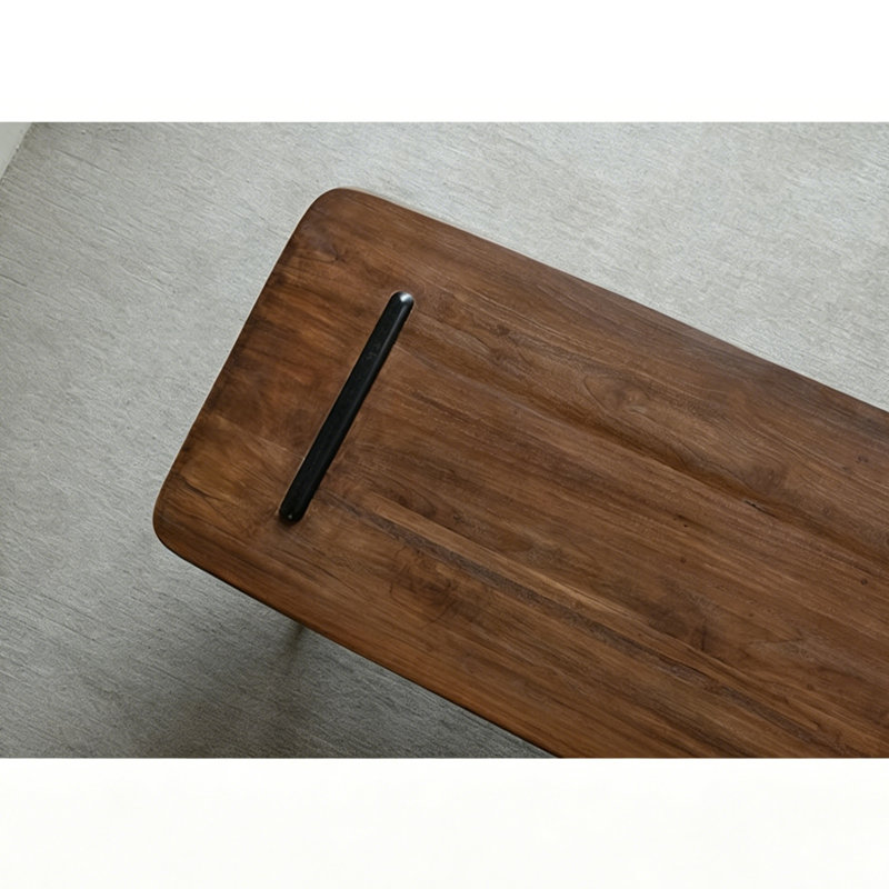 Table basse moderne de style simple, Brun
