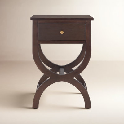 Floris End Table With Storage
