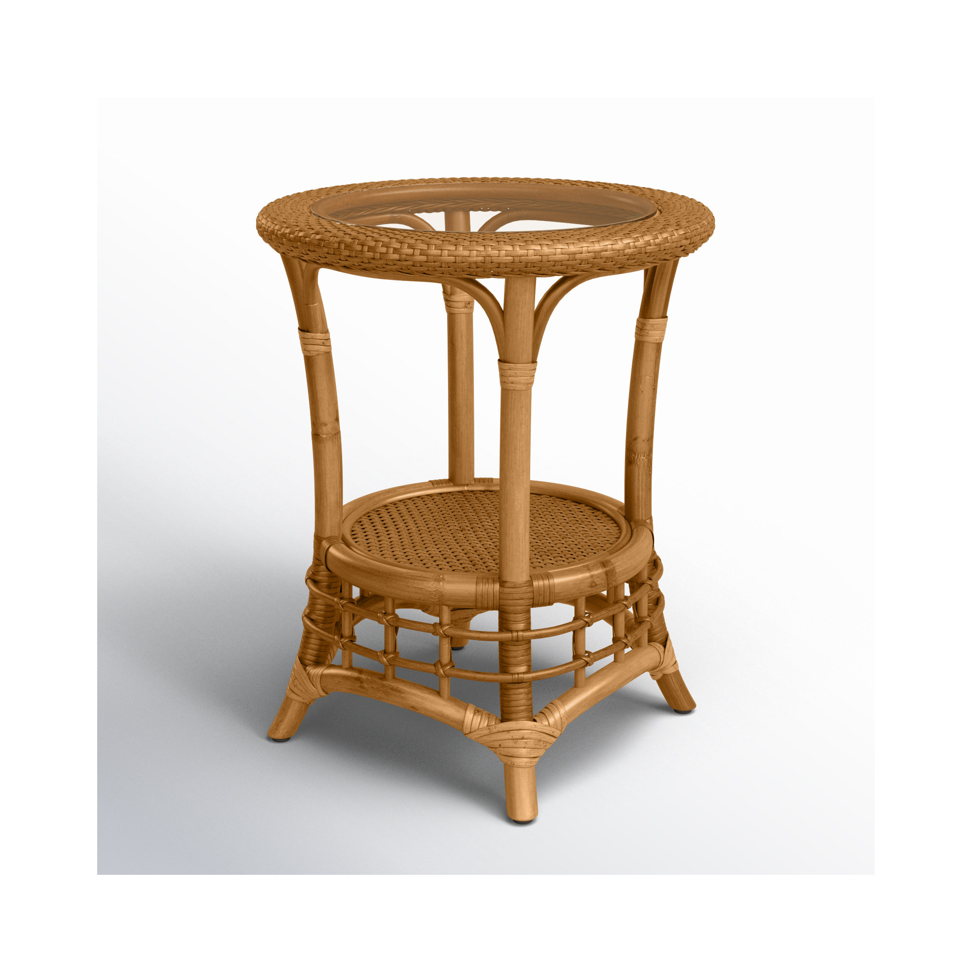 Luca End Table, Honey