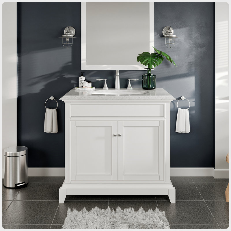 Elite Stamford 36" Single Bathroom Vanity, White